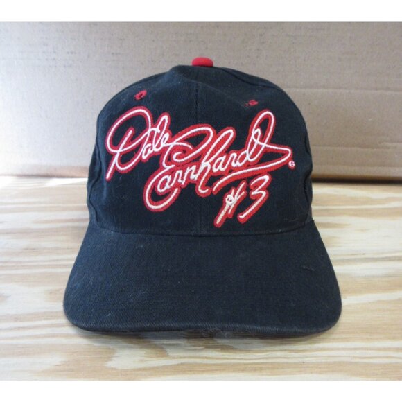 VINTAGE Dale Earnhardt Hat Cap Strap Back NASCAR GM Goodwrench Racing - Picture 1 of 14